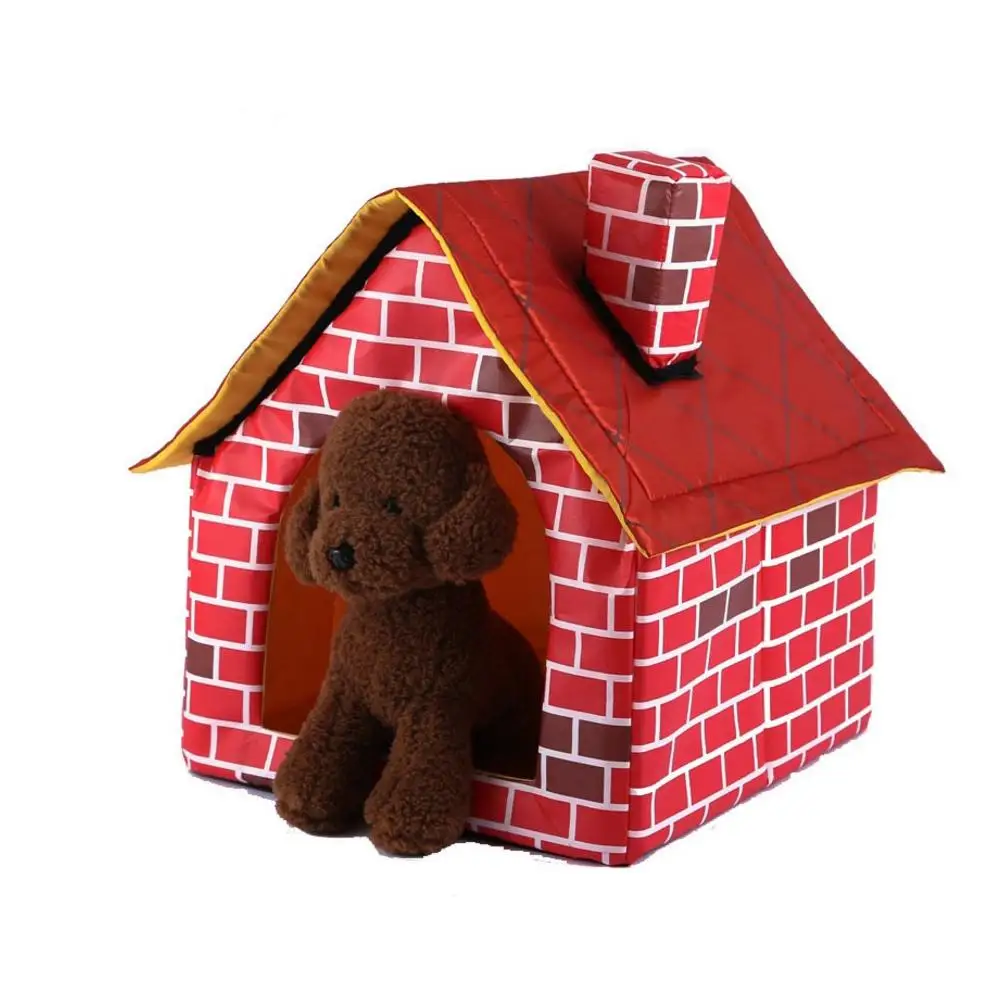 2018 Fashion Removable Washable Red Brick Pet House Dog Bed Single Room Chimney House Kennel Cattery Tent Nest
2018 Fashion Removable Washable Red Brick Pet House Dog Bed Single Room Chimney House Kennel Cattery Tent Nest