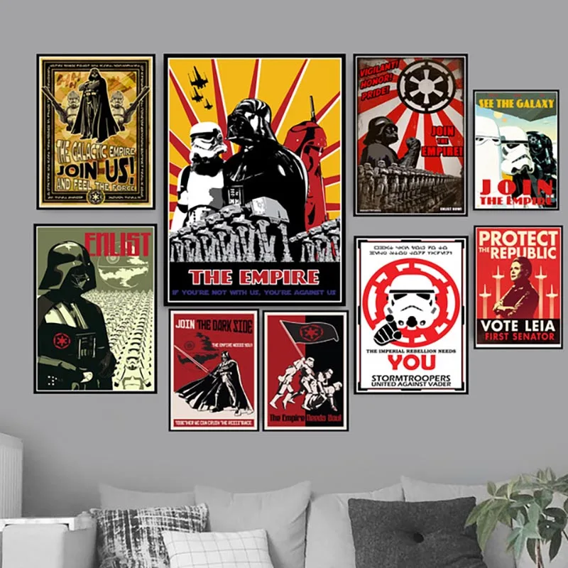 Canvas Pictures Home Decoration Nordic Style Painting Star Wars Classic Movie Wall Art HD Printed For Living Room Poster Modular
Canvas Pictures Home Decoration Nordic Style Painting Star Wars Classic Movie Wall Art HD Printed For Living Room Poster Modular