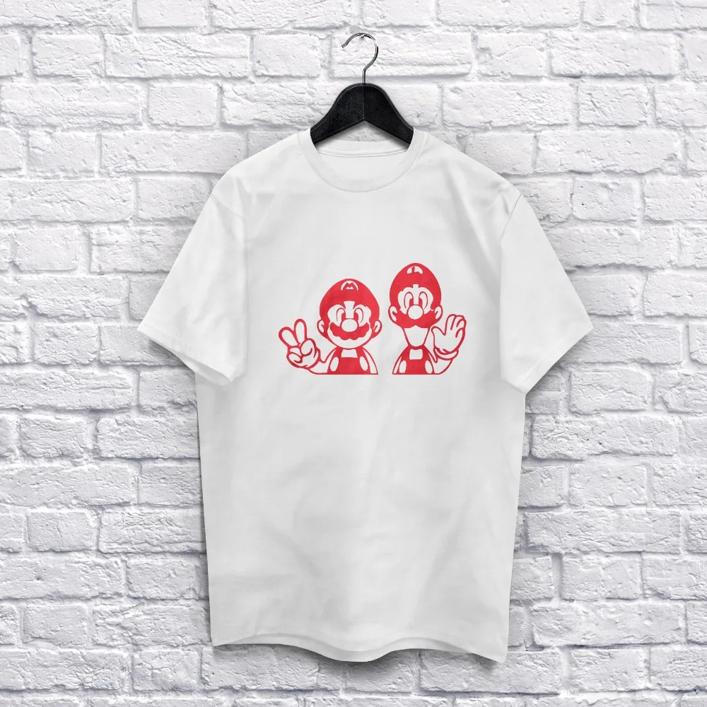 2019 summer Print Anime Super Mario Bros. T-Shirt Short Sleeve O-Neck Casual T-Shirt Simple harajuku Men's and women's t-shirts
2019 summer Print Anime Super Mario Bros. T-Shirt Short Sleeve O-Neck Casual T-Shirt Simple harajuku Men's and women's t-shirts