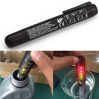 Auto Brake Fluid Oil Tester Detection Pen with 5 LED indicator Car Testing Tool