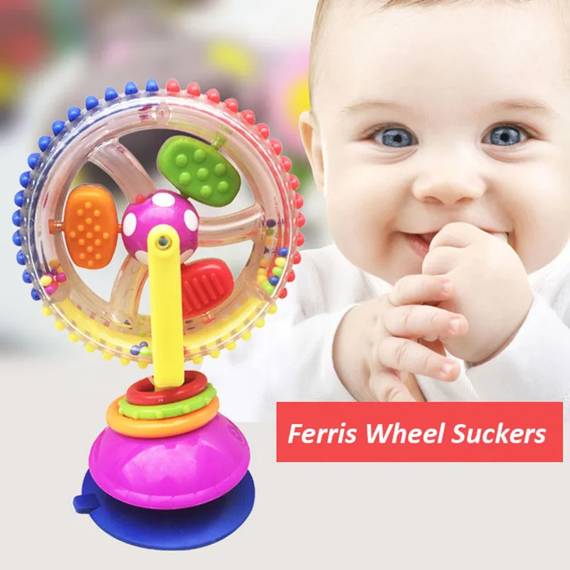 Baby Toys Tricolor Multi-touch Rotating Ferris Wheel Rattle Toys Development Puzzle Infant Dining Chair Cart Toddler Sucker Toys
Baby Toys Tricolor Multi-touch Rotating Ferris Wheel Rattle Toys Development Puzzle Infant Dining Chair Cart Toddler Sucker Toys