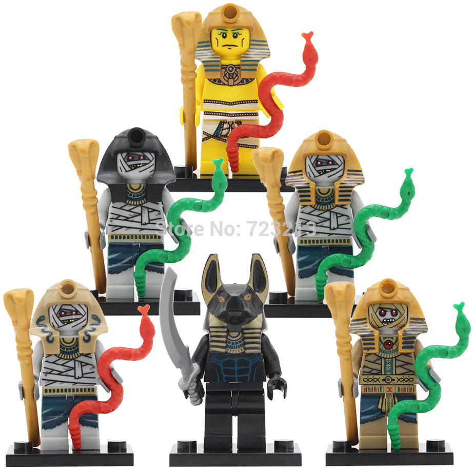The Mummy Figure Anubis Egyptian legend Series Single Sale Building Blocks Set Model Bricks Toys for children KL044-049
The Mummy Figure Anubis Egyptian legend Series Single Sale Building Blocks Set Model Bricks Toys for children KL044-049