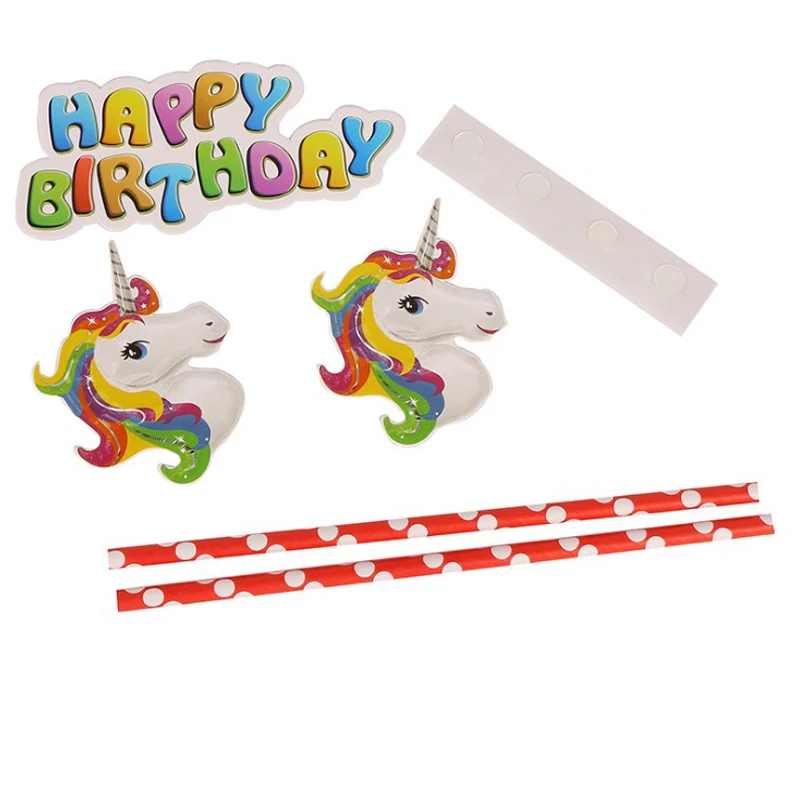 Girls Favors Lovely Unicorn Decoration Cake Flag Happy Birthday Party Cartoon Cupcake Toppers Baby Shower Events Supplies 1set
Girls Favors Lovely Unicorn Decoration Cake Flag Happy Birthday Party Cartoon Cupcake Toppers Baby Shower Events Supplies 1set