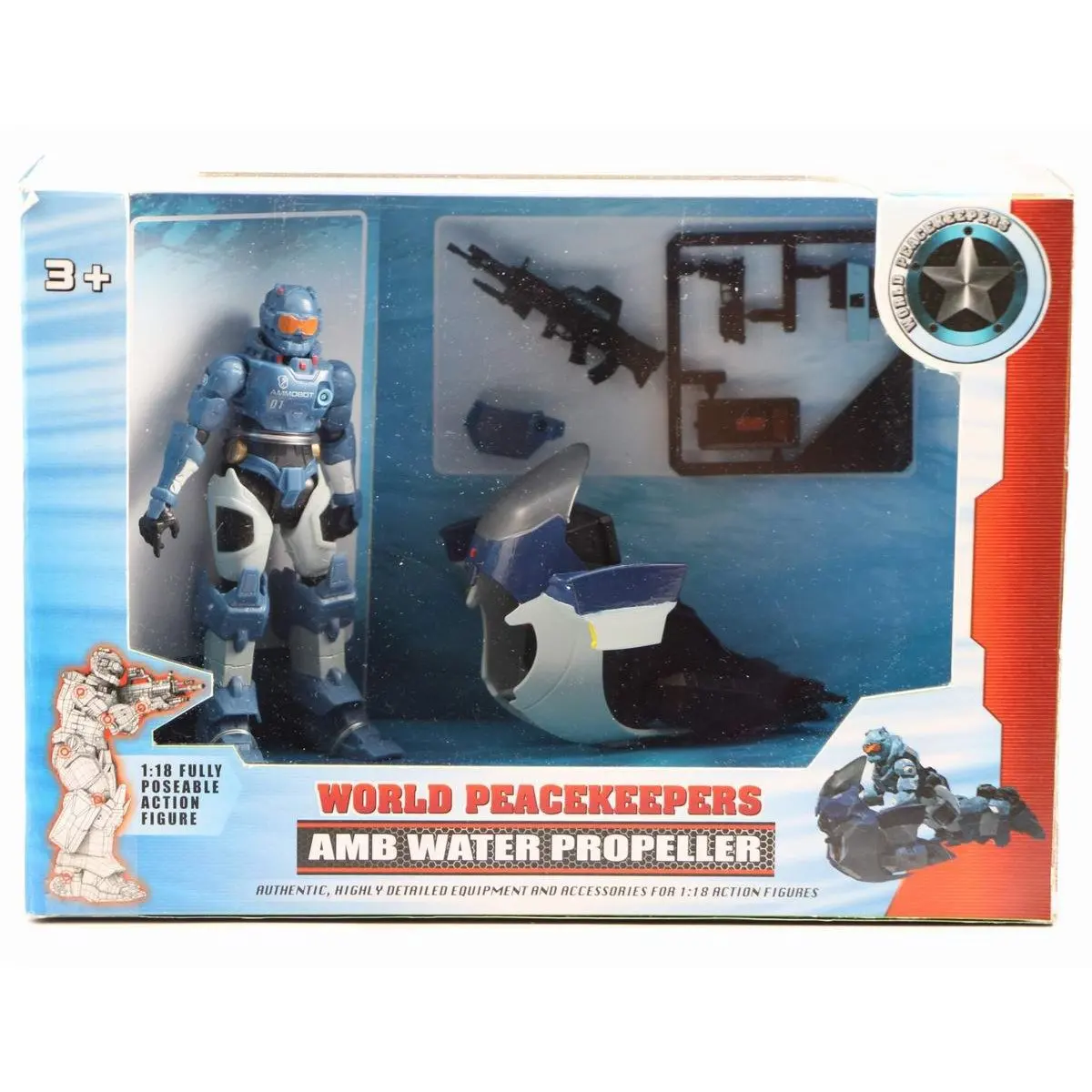 1:18 World Peacekeepers soldier action figures Military model toy anime figure kids toys for children
1:18 World Peacekeepers soldier action figures Military model toy anime figure kids toys for children