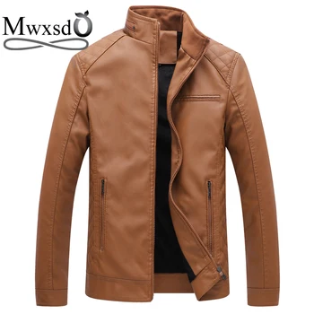Mwxsd brand winter autumn Mens Warm PU Leather Jackets men slim fit stander collar leather jacket and coat male clothing 5xl 6xl
Mwxsd brand winter autumn Mens Warm PU Leather Jackets men slim fit stander collar leather jacket and coat male clothing 5xl 6xl