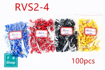 100PCS RVS2-4 Blue Ring Insulated Wire Connector Electrical Crimp Terminal Cable Wire Connector for 1.5-2.5mm2(A.W.G.16-14)
100PCS RVS2-4 Blue Ring Insulated Wire Connector Electrical Crimp Terminal Cable Wire Connector for 1.5-2.5mm2(A.W.G.16-14)