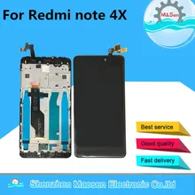 Écran LCD 5.5 pouces pour Xiaomi Redmi Note 4X, Version globale, Snapdragon 625, cadre tactile, Original=