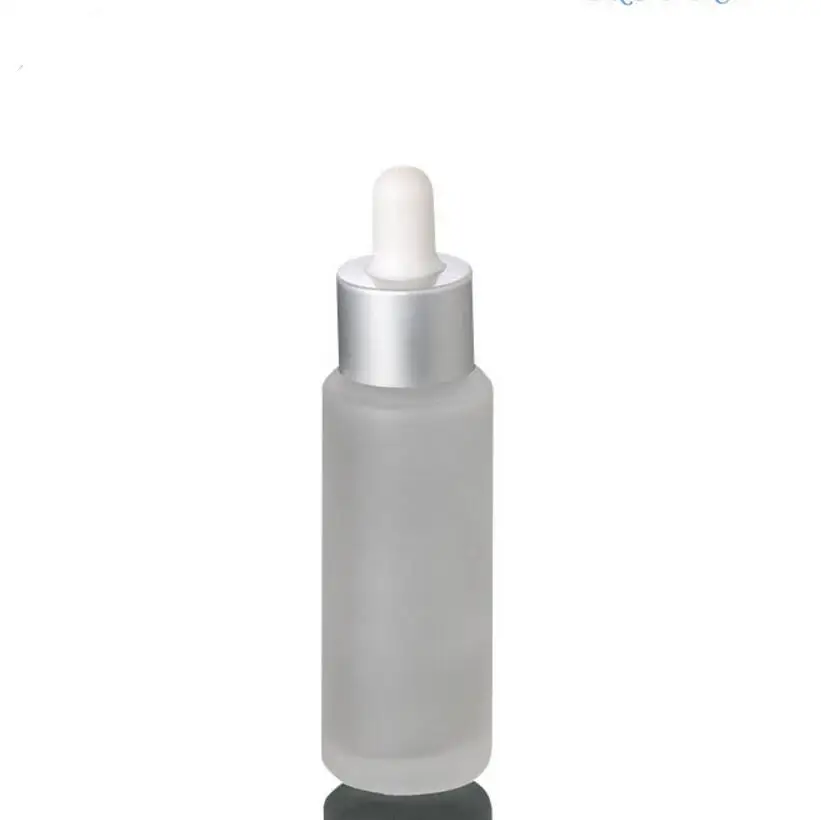 240pcs 30ml Frosted transparent glass essential oil bottle with dropper 1 oz cosmetic packaging | Красота и здоровье