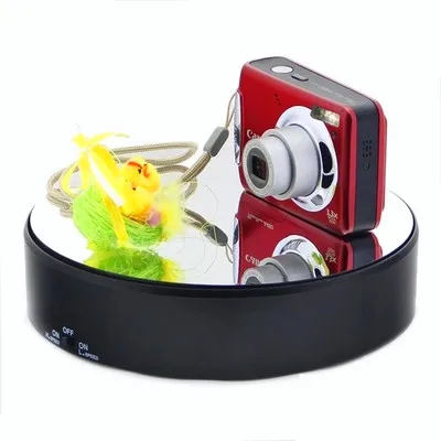 Glass mirror reflective 360 electric rotating display stand for camera phone watch jewelry display stand 2 speed +5kg load
Glass mirror reflective 360 electric rotating display stand for camera phone watch jewelry display stand 2 speed +5kg load