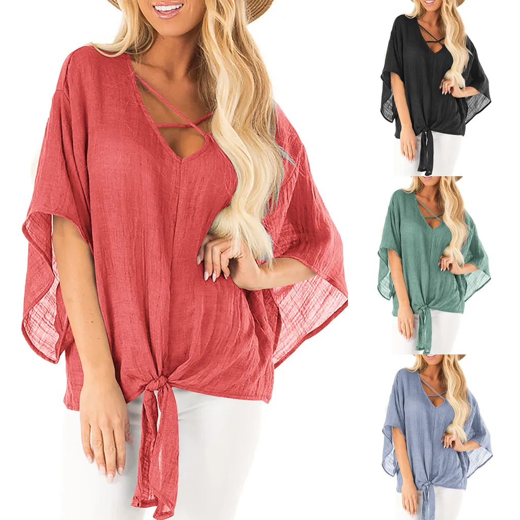 Plus size t shirt Women Summer Short Sleeve Bat Sleeve Cover Up Shirt Casual T-Shirt atmosphere simple European tshirt woman
Plus size t shirt Women Summer Short Sleeve Bat Sleeve Cover Up Shirt Casual T-Shirt atmosphere simple European tshirt woman