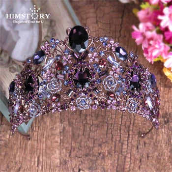 Huge Vintage Luxury Wedding Quinceanera Hairwear Bridal Tiara Crystal Crown Purple Rhinestone Queen Diadem Prom Hair Jewelry
Huge Vintage Luxury Wedding Quinceanera Hairwear Bridal Tiara Crystal Crown Purple Rhinestone Queen Diadem Prom Hair Jewelry