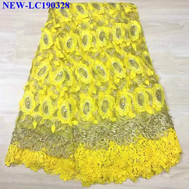 2019 Fashionable French tulle lace fabric high quality African Yellow embroidered Nigeria net lace fabric for women dress MJX03
2019 Fashionable French tulle lace fabric high quality African Yellow embroidered Nigeria net lace fabric for women dress MJX03