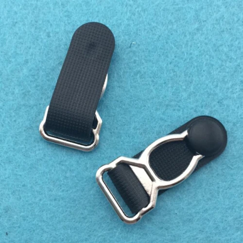 100 pcs/pack 1.2cm Silver Metal+Black PP Garter klip Clip de la liga Garment clips Clothing accessories Sewing Supplies TQ506
100 pcs/pack 1.2cm Silver Metal+Black PP Garter klip Clip de la liga Garment clips Clothing accessories Sewing Supplies TQ506