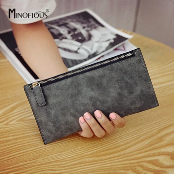 MINOFIOUS Wallet Female PU Leather Solid Coin Purse Women Long Matte leather Coin Wallet Fashion Casual Clutch Purse for Womens
MINOFIOUS Wallet Female PU Leather Solid Coin Purse Women Long Matte leather Coin Wallet Fashion Casual Clutch Purse for Womens