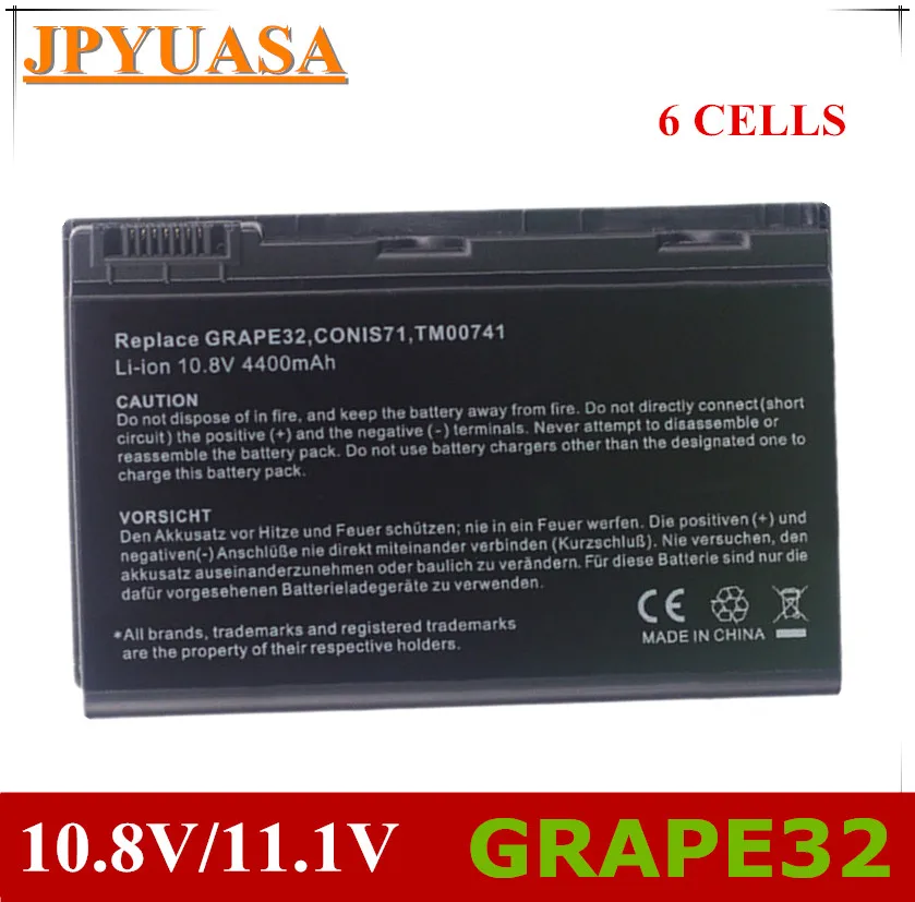 Аккумулятор для ноутбука 7XINbox 10 8 В грейп32 TM00741 TM00751 Acer Extensa 5120 5210 5220 5520 5320 5630G 5620Z 5630