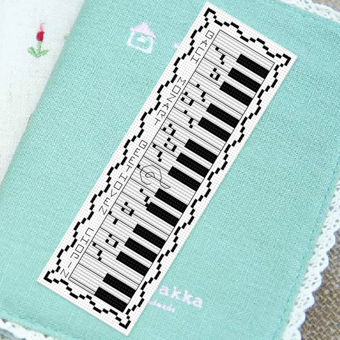 DIY Craft Stich Cross Stitch Bookmark Staff Music Plastic Fabric Needlework Embroidery Crafts Counted Cross-Stitching Kit
DIY Craft Stich Cross Stitch Bookmark Staff Music Plastic Fabric Needlework Embroidery Crafts Counted Cross-Stitching Kit