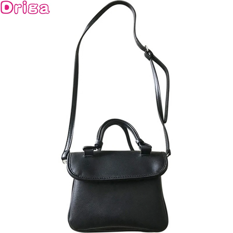 DRIGA Vintage Women's Small messenger hangbags High Quality female Pu Leather shoulder bag Black and Khaki crossbody bag 
DRIGA Vintage Women's Small messenger hangbags High Quality female Pu Leather shoulder bag Black and Khaki crossbody bag