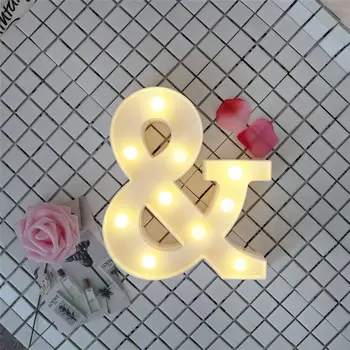 Ampersand Symbol Marquee Letter Light Alphabet Light Up Sign for Wedding Home Party Bar Decoration LED Modeling Night Ligh
Ampersand Symbol Marquee Letter Light Alphabet Light Up Sign for Wedding Home Party Bar Decoration LED Modeling Night Ligh