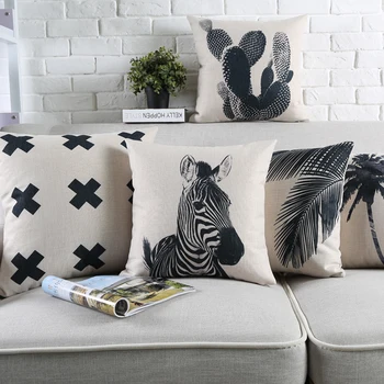 Nordic Woods Palm Tree Plants Cactus Cushion Covers Geometric Triangles Mountains Zebra Pillow Cover Linen Cotton Pillow Case
Nordic Woods Palm Tree Plants Cactus Cushion Covers Geometric Triangles Mountains Zebra Pillow Cover Linen Cotton Pillow Case