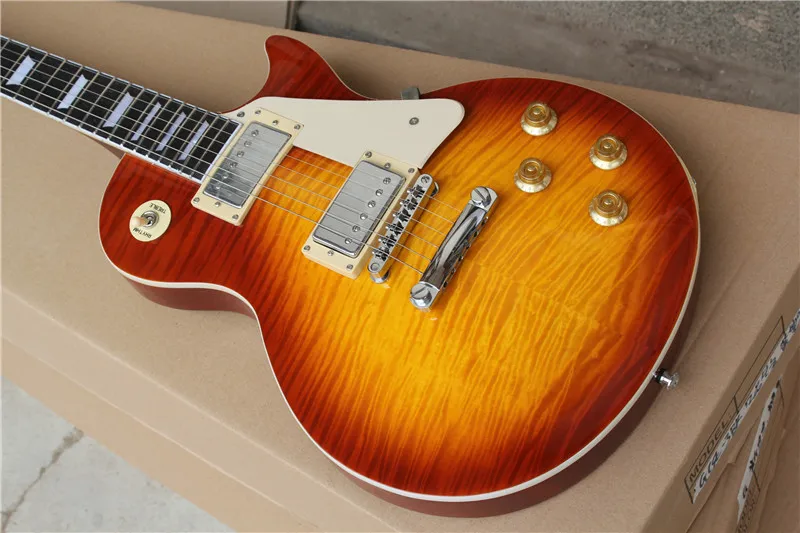 free shipping china factory custom electric guitar real photos high quality Cherry Sunburst 10yue lp Standard guitar
free shipping china factory custom electric guitar real photos high quality Cherry Sunburst 10yue lp Standard guitar