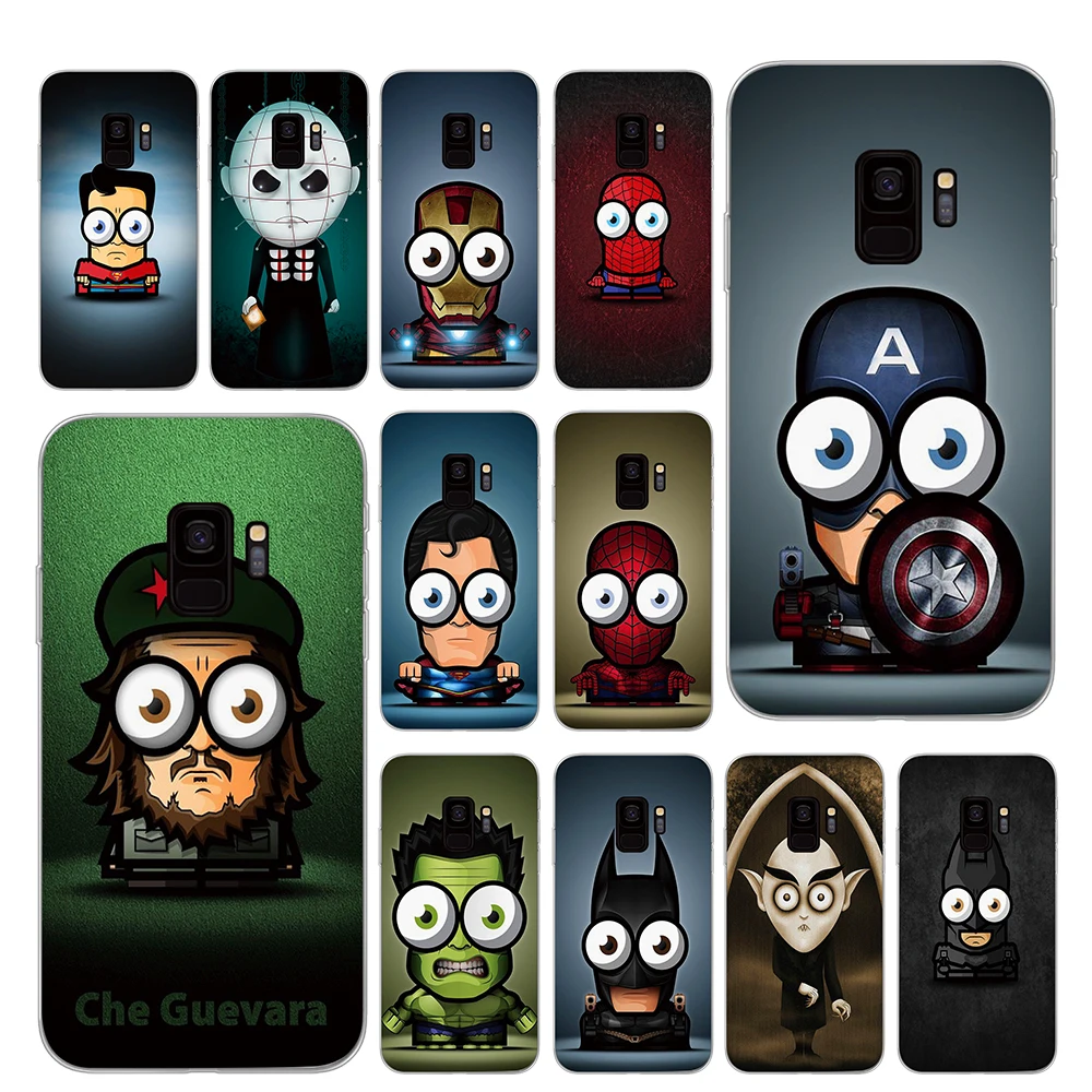 Big eye for Marvel cute super hero Phone Case for Samsung Galaxy S10 S10E S8 Plus S6 S7 Edge S9 S10e Plus Cover
Big eye for Marvel cute super hero Phone Case for Samsung Galaxy S10 S10E S8 Plus S6 S7 Edge S9 S10e Plus Cover