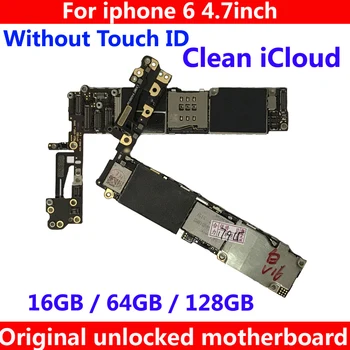 16GB 64GB 128GB for iphone 6 Original motherboard without touch ID Clean iCloud unlocked IOS system mainboard with Chips
16GB 64GB 128GB for iphone 6 Original motherboard without touch ID Clean iCloud unlocked IOS system mainboard with Chips