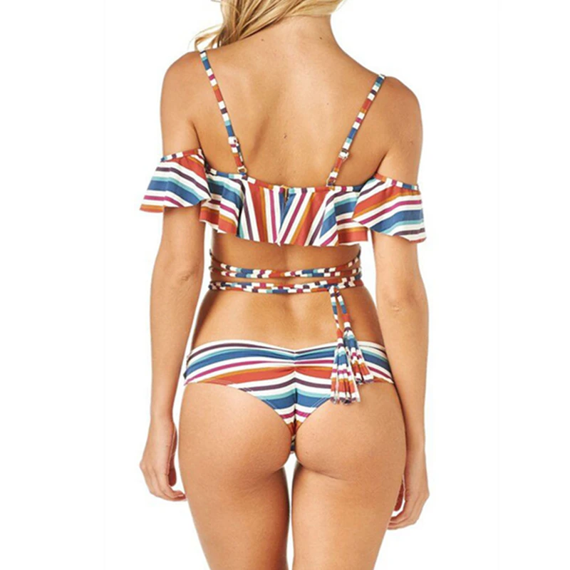 Lotus Leaf Swimsuits Women Quality Sexy Off Shoulder Bikini 2017 Beach Vacation Swimming Suit Horizontal Neck 5 Lotus Leaf Swimsuits Women Quality Sexy Off Shoulder Bikini 2017 Beach Vacation Swimming Suit Horizontal Neck 5