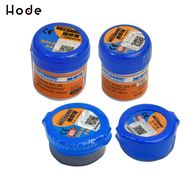 Soldering Paste Flux XG-50 XG-30 XG-40 Solder Tin Sn63/Pb67 For Hakko 936 TS100 Soldering iron Circuit Board SMT SMD Repair Tool
Soldering Paste Flux XG-50 XG-30 XG-40 Solder Tin Sn63/Pb67 For Hakko 936 TS100 Soldering iron Circuit Board SMT SMD Repair Tool
