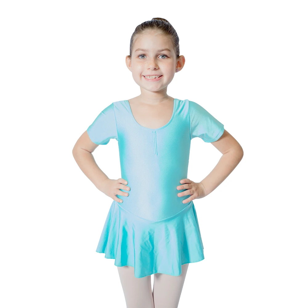 Skating Dress Nylon/Lycra Leotard Skirt Cap Sleeve with Pinch Front Girls Basic Dancing Kids Gymnastics Costume
Skating Dress Nylon/Lycra Leotard Skirt Cap Sleeve with Pinch Front Girls Basic Dancing Kids Gymnastics Costume