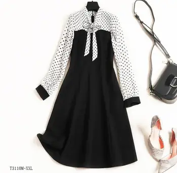 European style 2019 New arrivals summer Spring fashion women clothes temperament patchwork vintage chiffon dress T3110
European style 2019 New arrivals summer Spring fashion women clothes temperament patchwork vintage chiffon dress T3110