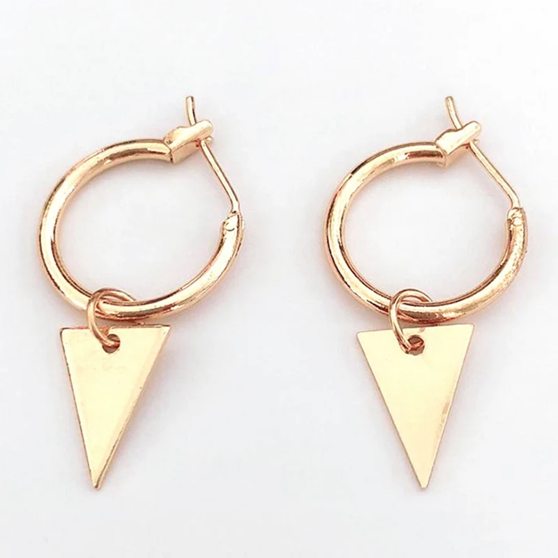 Punk Geometric Triangle Hoop Earring Gold Silver Color Dangle Earrings Fashion Drop Earrings For Women Jewelry
Punk Geometric Triangle Hoop Earring Gold Silver Color Dangle Earrings Fashion Drop Earrings For Women Jewelry