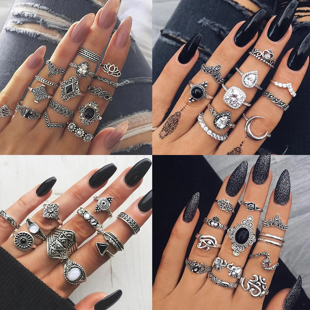 AILEND Jewelry New 2019 Retro Geometric Ring Set Ladies Ring Jewelry Europe and America Personality Ring Set Ring Party Gift
AILEND Jewelry New 2019 Retro Geometric Ring Set Ladies Ring Jewelry Europe and America Personality Ring Set Ring Party Gift
