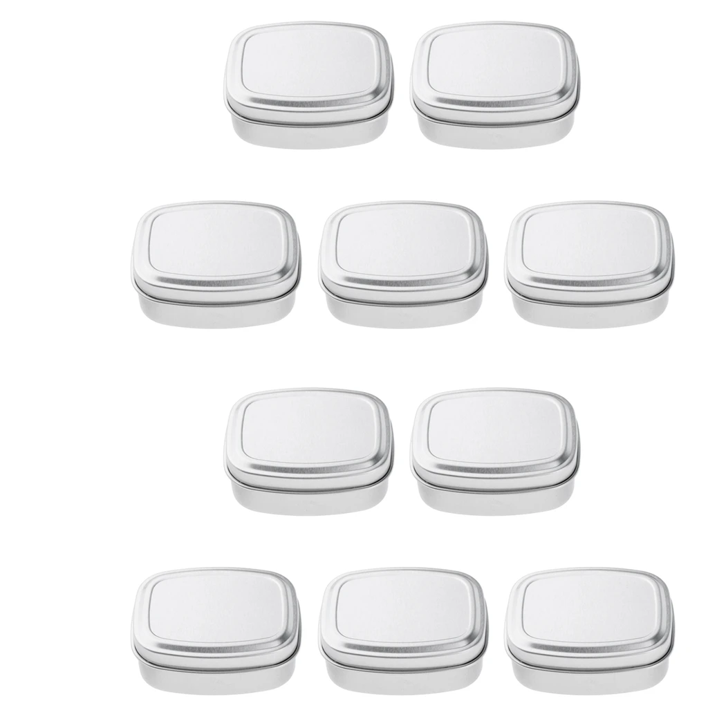 10pcs Square Aluminium Tin Pots Cream Salves Herbs Jars Container Case Metal Cans 60ml 80ml
10pcs Square Aluminium Tin Pots Cream Salves Herbs Jars Container Case Metal Cans 60ml 80ml