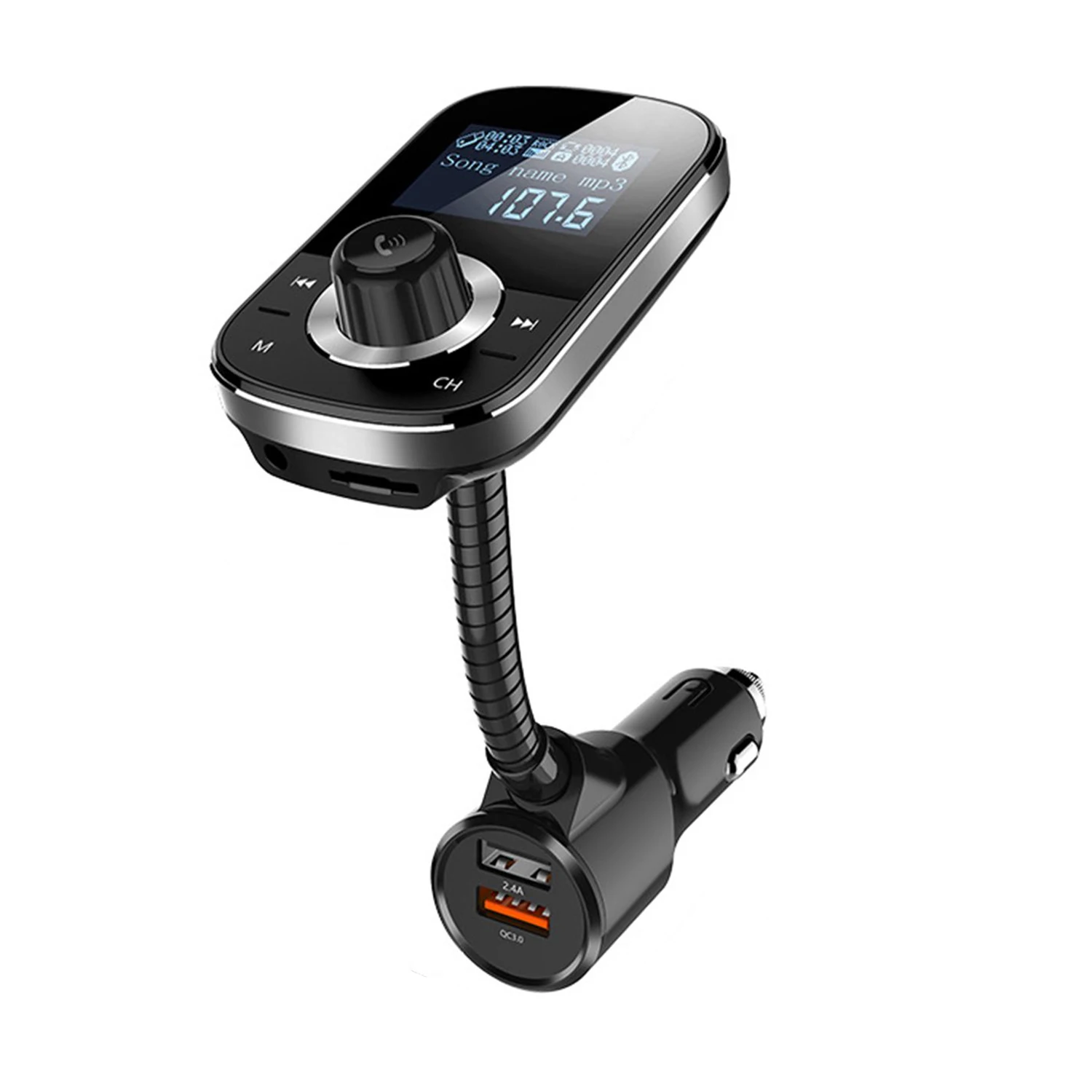 Wireless Bluetooth FM Transmitter Car MP3 Music Player Bluetooth Car Kit Flexible Gooseneck Car Radio Kit with USB Car Charger
Wireless Bluetooth FM Transmitter Car MP3 Music Player Bluetooth Car Kit Flexible Gooseneck Car Radio Kit with USB Car Charger