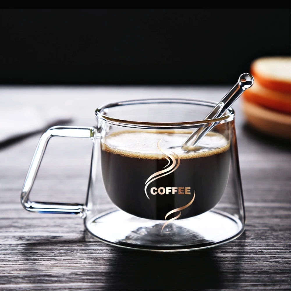 Heat Insulation Glass Coffee Mug, Double Wall Glass Coffee Tea Cups Drinkware Milk, 6.8oz/200ml Espresso Coffee Milk Latte Cup
Heat Insulation Glass Coffee Mug, Double Wall Glass Coffee Tea Cups Drinkware Milk, 6.8oz/200ml Espresso Coffee Milk Latte Cup