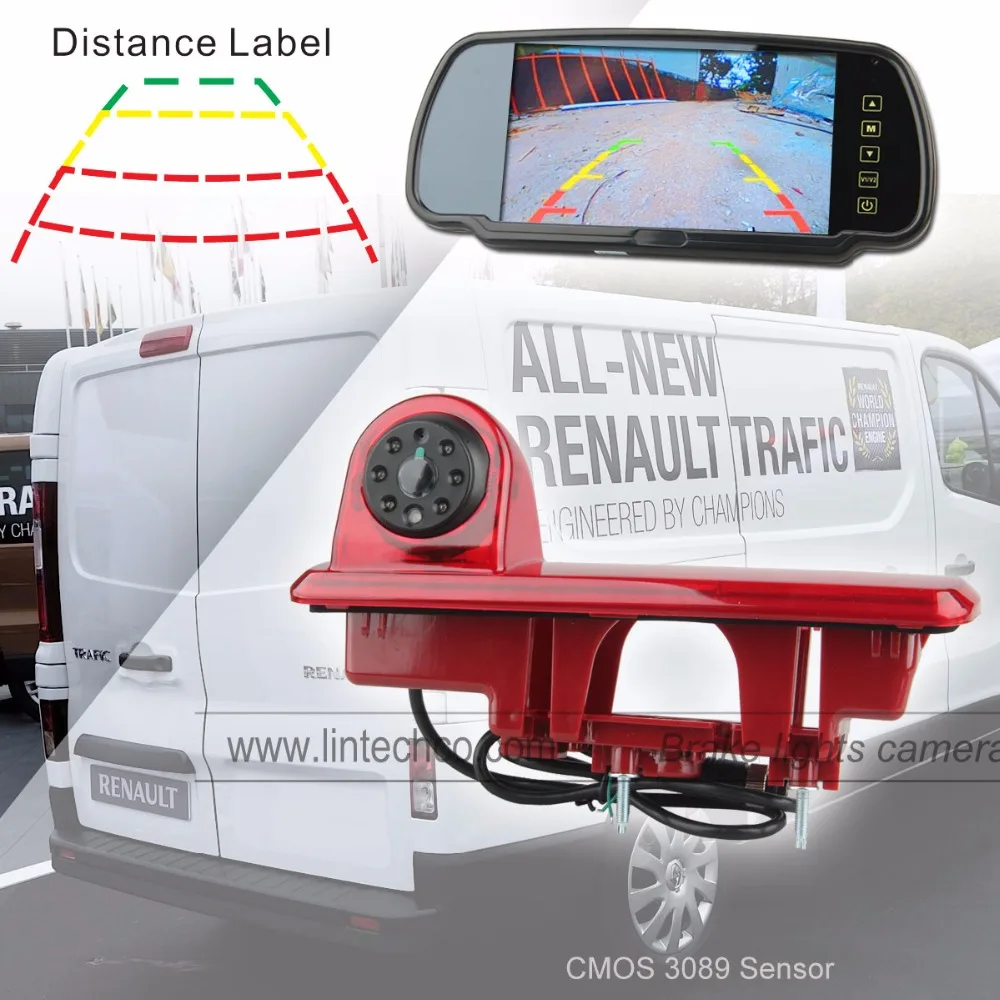 3 я Тормозная световая камера с парковочный радар линия для Vauxhall Vivaro Renault Trafic 2014