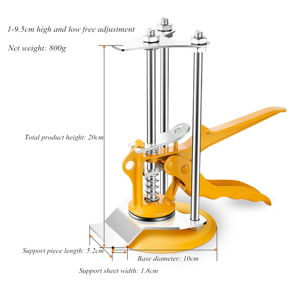 Tile Top Block Support Height Adjustment Holder Tile Positioning Auxiliary Tool Leveler Wall Locator 
Tile Top Block Support Height Adjustment Holder Tile Positioning Auxiliary Tool Leveler Wall Locator