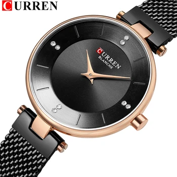 Ladies Watches Luxury Fashion Women Watches Elegant Minimalism Rhinestone Casual Black Female Waterproof Clock CURREN
Ladies Watches Luxury Fashion Women Watches Elegant Minimalism Rhinestone Casual Black Female Waterproof Clock CURREN