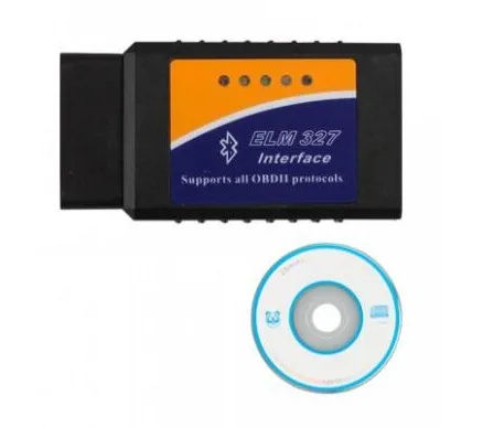 OBD2 ELM327 V1.5 Bluetooth ELM 327 OBD Code Reader Chip PIC18F25K80 Work with Android/IOS/Windows 12V Car
OBD2 ELM327 V1.5 Bluetooth ELM 327 OBD Code Reader Chip PIC18F25K80 Work with Android/IOS/Windows 12V Car