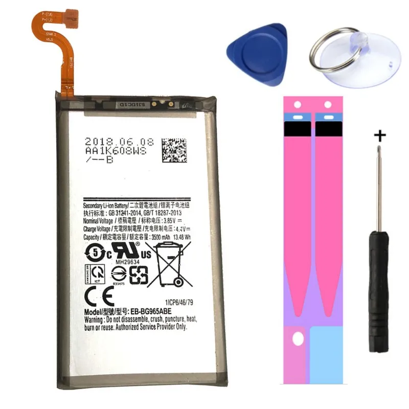 Replacement Battery EB-BG965ABE For Samsung GALAXY S9 Plus G9650 S9+ G965F EB-BG965ABE 3500mAh Phone Battery
Replacement Battery EB-BG965ABE For Samsung GALAXY S9 Plus G9650 S9+ G965F EB-BG965ABE 3500mAh Phone Battery