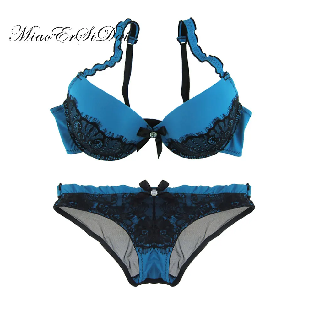 MiaoErSiDai Bra set blue ace women push up bra sexy bras for women 34B 36B 38B 40B
MiaoErSiDai Bra set blue ace women push up bra sexy bras for women 34B 36B 38B 40B