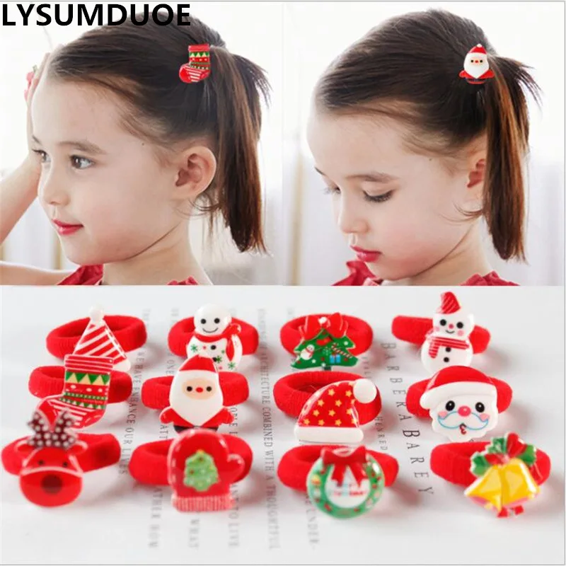 Fashion Girl Elastic Hair Bands Christmas Gift Rope Cotton Gum Ornaments Ponytail Holder Women 6pcs Ring Girls Hair Accessories
Fashion Girl Elastic Hair Bands Christmas Gift Rope Cotton Gum Ornaments Ponytail Holder Women 6pcs Ring Girls Hair Accessories