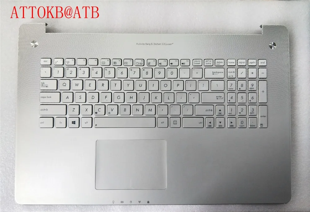 New English standard Laptop palmrest Keyboard for ASUS N750 N750J N750JV N750JK without backlight with cover C
New English standard Laptop palmrest Keyboard for ASUS N750 N750J N750JV N750JK without backlight with cover C
