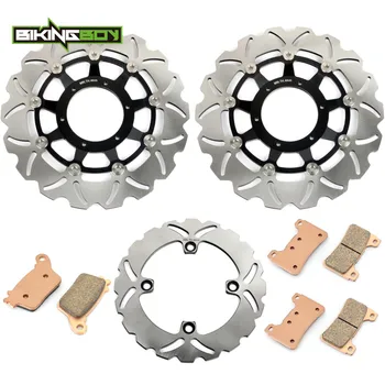 BIKINGBOY For Honda CBR1000RR 2006 2007 CBR 1000 RR Fireblade 06 07 RR6 RR7 Front Rear Brake Discs Rotors Disks Pads 320mm 220mm 
BIKINGBOY For Honda CBR1000RR 2006 2007 CBR 1000 RR Fireblade 06 07 RR6 RR7 Front Rear Brake Discs Rotors Disks Pads 320mm 220mm