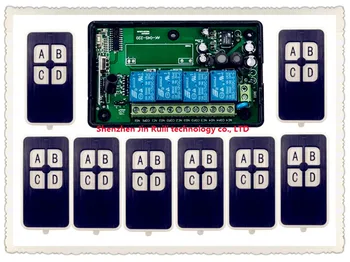 AC 110V 220V 230V RF 4CH Wireless Remote Control Relay Switch Security System Garage Doors & Electric Doors @ 8 * transmitter
AC 110V 220V 230V RF 4CH Wireless Remote Control Relay Switch Security System Garage Doors & Electric Doors @ 8 * transmitter