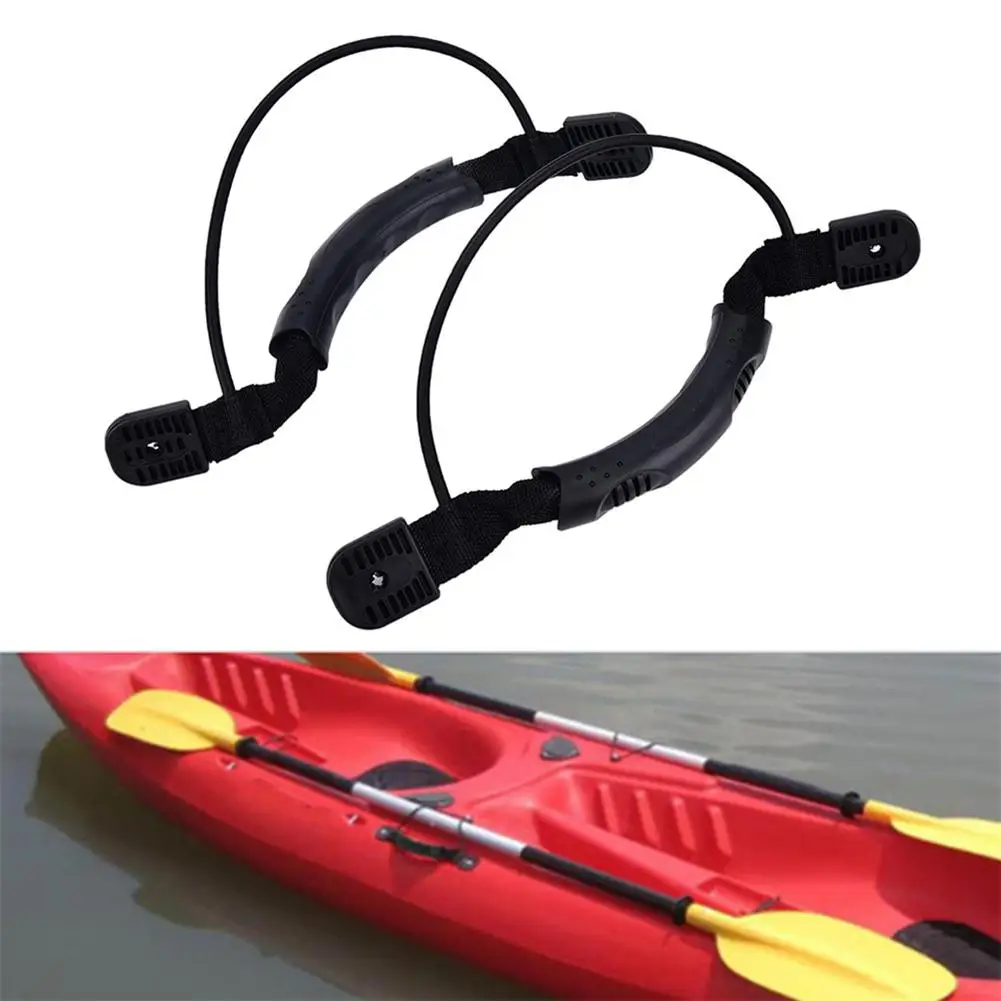 2pcs Kayak Canoe Boat Side Mount Carry Handle Bungee Cord boats Accessories Black Rubber Handle Fixing Paddle
2pcs Kayak Canoe Boat Side Mount Carry Handle Bungee Cord boats Accessories Black Rubber Handle Fixing Paddle