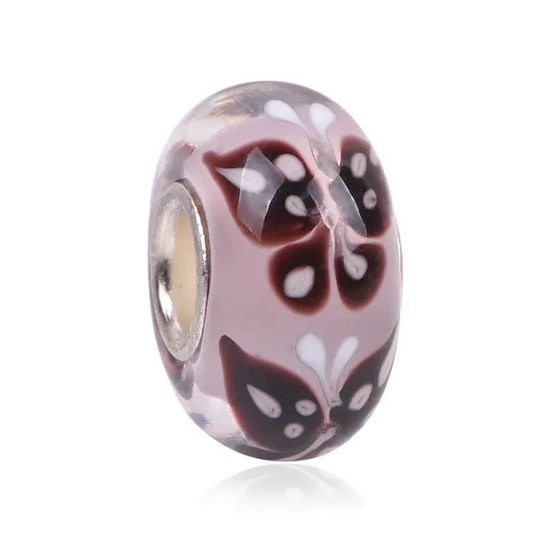 Couqcy High Quality Silver Color DIY Pink Flower Murano Glass Beads Fit Original Pandora Bracelet Charms For Women Jewelry
Couqcy High Quality Silver Color DIY Pink Flower Murano Glass Beads Fit Original Pandora Bracelet Charms For Women Jewelry