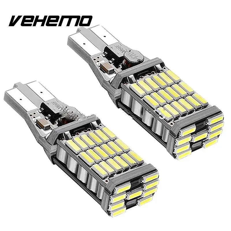 2Pcs Car Wedge Light Car Dashboard Light Durable Car Side Light Beads Stop Light T15 W16W 45 LED Bright
2Pcs Car Wedge Light Car Dashboard Light Durable Car Side Light Beads Stop Light T15 W16W 45 LED Bright