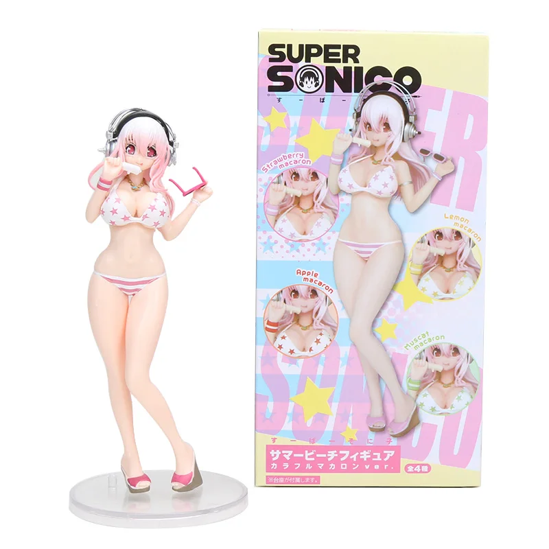 20cm Anime Girl Figure Super Sonico Bikini Figure Sonico Eating Ice cream ver. PVC Doll Collectible Model Toy Boys Gifts Doll
20cm Anime Girl Figure Super Sonico Bikini Figure Sonico Eating Ice cream ver. PVC Doll Collectible Model Toy Boys Gifts Doll