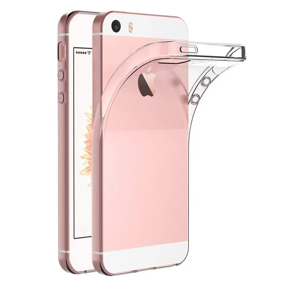 Case for iPhone 5 5S SE 4 inch Ultra Thin Soft Silicone TPU Rubber Gel Bumper Transparent Back Cover Clear Phone |